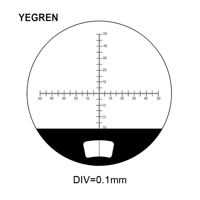Teleskopový okulárový mikrometer Mikrometer Priemer 22 mm pre ďalekohľad monokulárnych div.