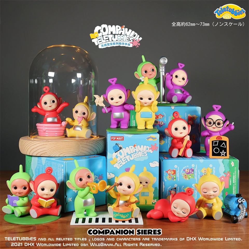 Teletubbies sprievodná séria slepý box anime figúrka pre bábiku karikatúra Tinky Winky Dipsy Laa-laa PO tajomstvo modelka