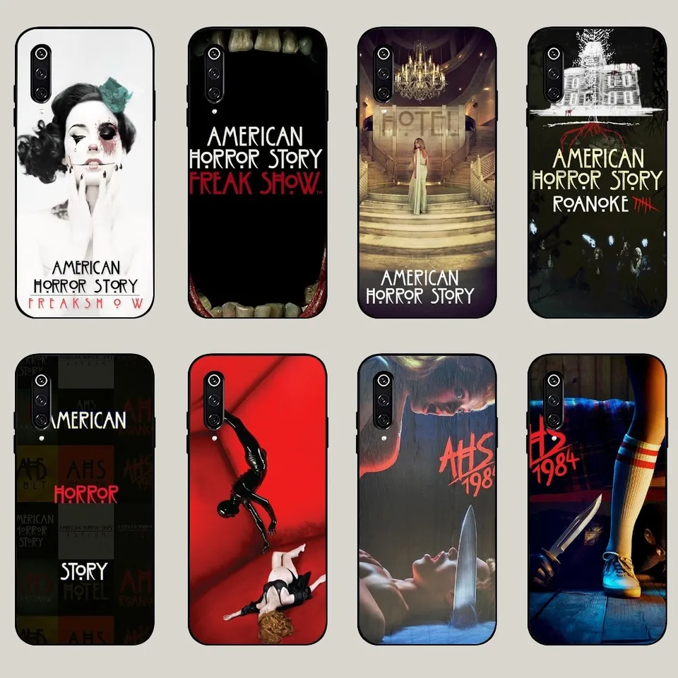 Televízor American Horror Story Ahs 1984 telefónny prípad pre Xiaomi 11 Redmi Note 11 5G 8T 9a 9 10t Note8 Note9 12Sultra Black Case Case