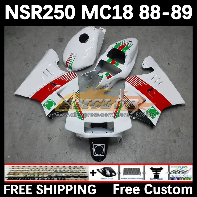 Telo pre Honda NSR 250 R MC18 PGM2 NSR 250R NS250 NSR250R 88 Castrol Red 89 93NO.12 MC16 NSR250 R RR NSR250RR 1988 1989 Fairing