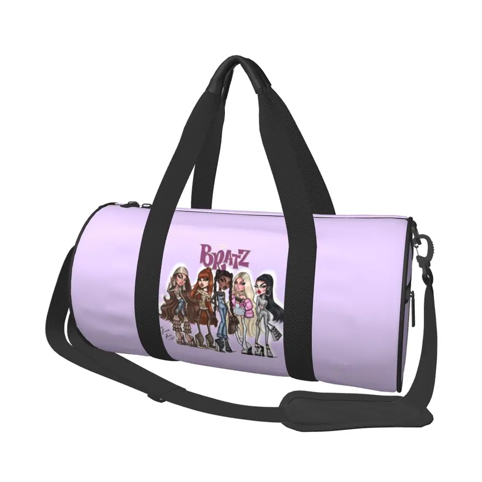 Telocvičňa Bratz Glitter Sparkle Sports Bag Gym Address Adsessory Men Dámske vlastné kabelky Oxford
