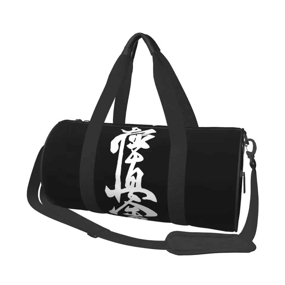 Telocvičňa Kyokushin Karate Sports Bag Gym Addressory Kyokushinkai Dojo Training Pánska víkendová kabelka Grafická cestovná fitnes taška