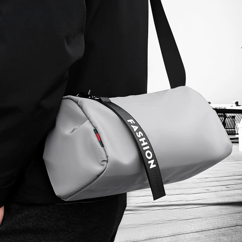 Telocvičňa Men Crossbody Fitness turistika kúpalisko Storage taška cestovná duffová športová taška cvičenie tréning rameno športový batoh