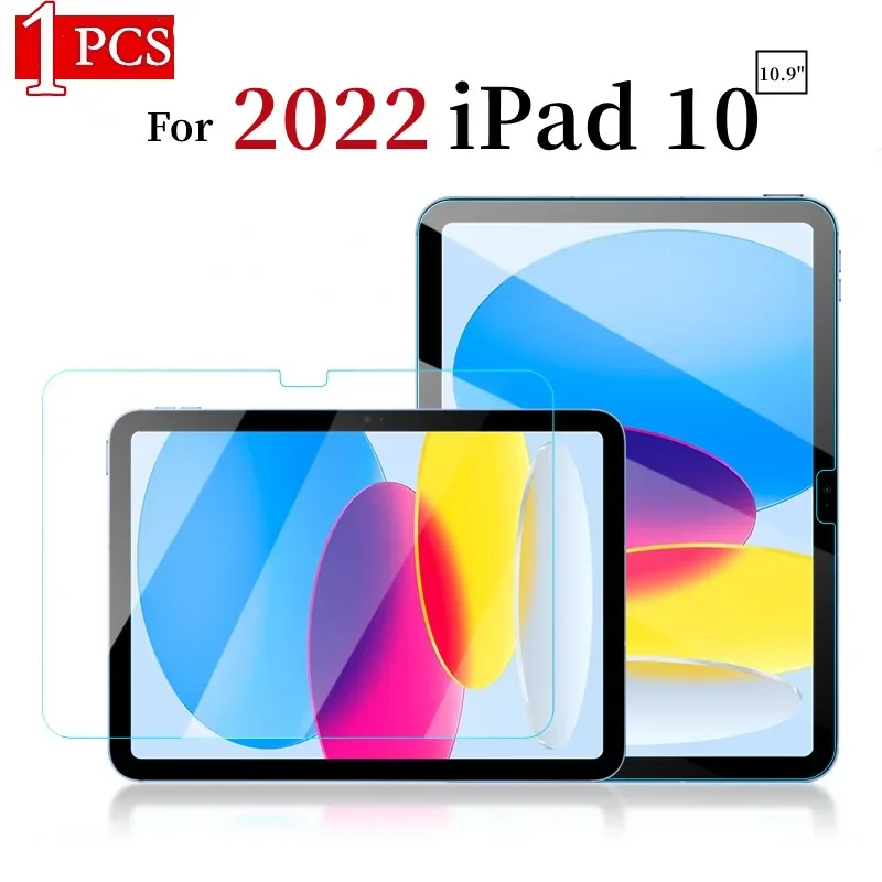 Temperované sklo pre 2022 nový model Apple iPad 10 10. generácia Model A2757 A2777 A2696 iPad 10. Gen Screen Screent Tablet Tablet Film