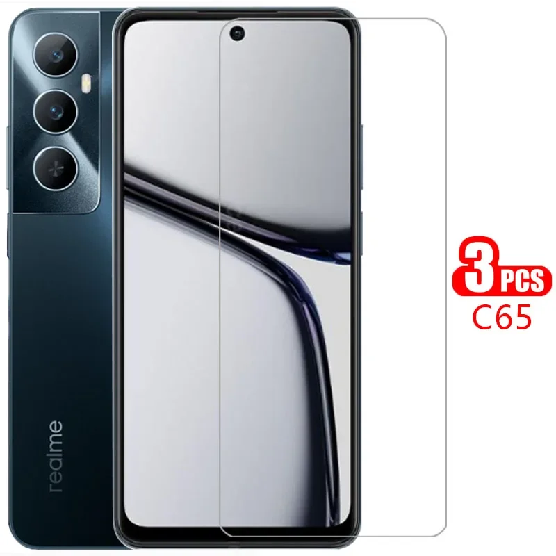 Temperované sklo pre realme c65 telefónne puzdro na Realmec65 C 65 65C zadný kryt 360 Realmi Realmic65 REAME RALME RALME RALE ME C65CASE
