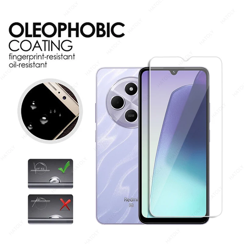 Temperované sklo pre Xiaomi Redmi 14R HD Clear Protectional Film pre chránič obrazovky Redmi A4 14C pre ochrancu fotoaparátu Poco C75