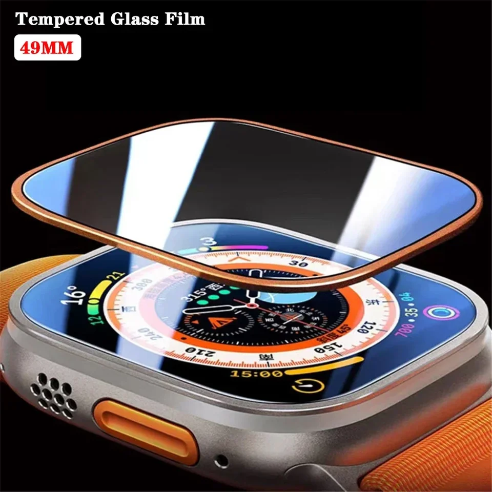 Temperovaný sklenený film pre Apple Watch Ultra 2 49 mm chránič obrazovky Prot-Scratch Proof Series 49 mm Iwatch Smart Watch Accessories
