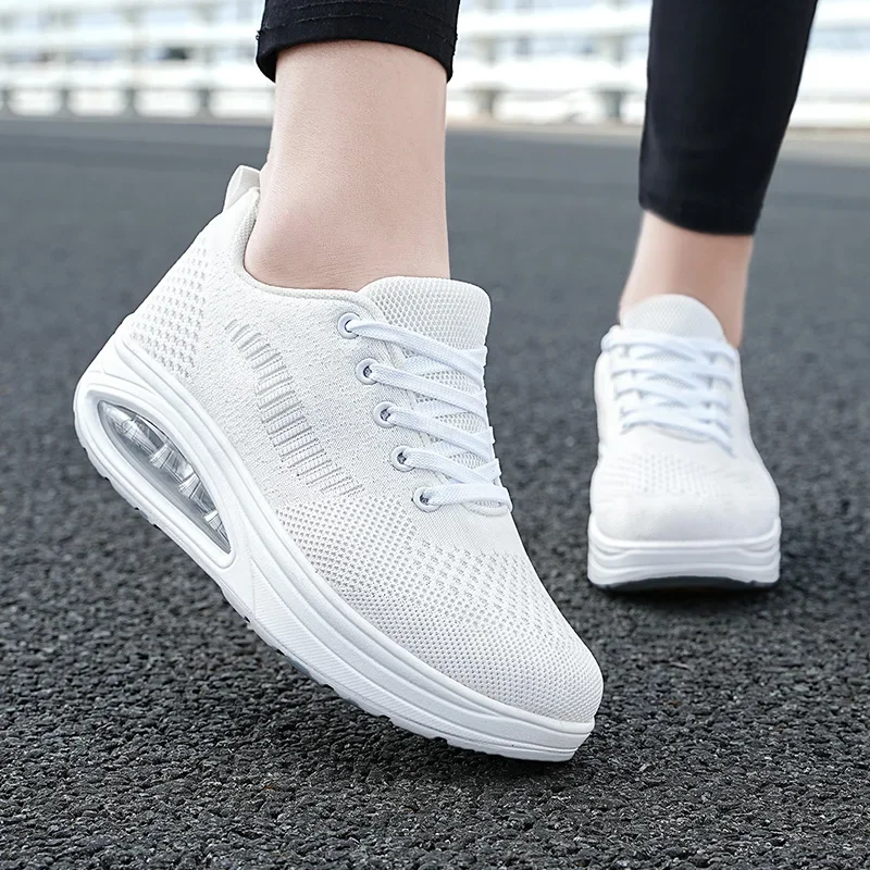 Tenisky Dámske biele topánky pre ženy Air Sports Casual Platform Mens Sport Shoe Tenis Masculino Zapatillas obuv