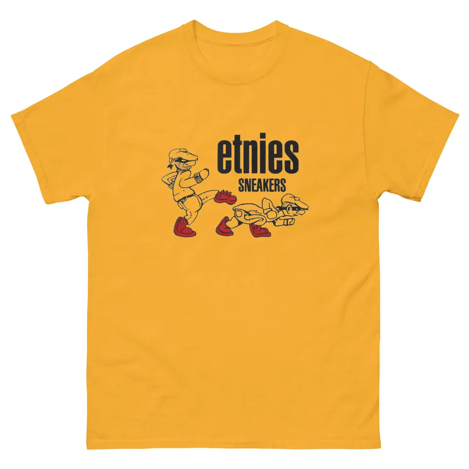 Tenisky Etnies Plížia sa muži vintage 80. rokov skateboarding tričko návrhy