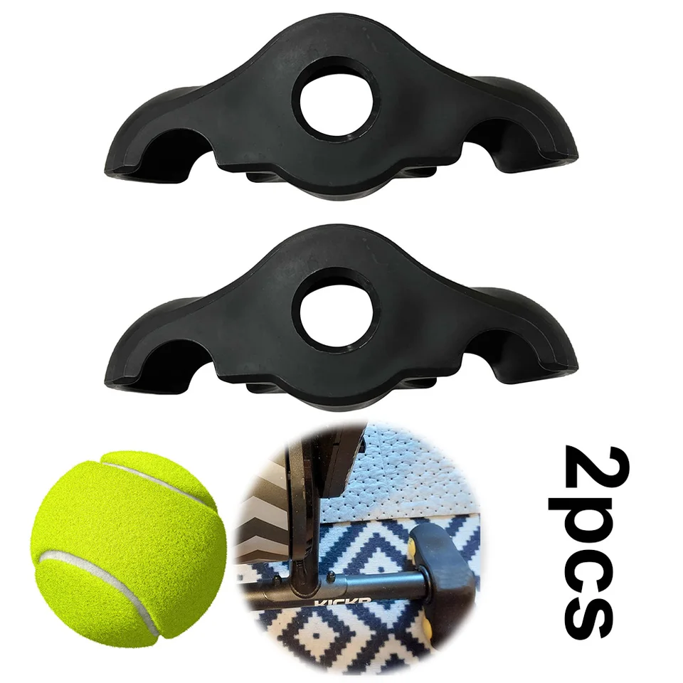 Tenisové loptičkové nohy vankúšiky, ktoré absorbujú raketové dosky Cycling Bike Foots pre inteligentné bicykle Tréner pre domáce cvičenie