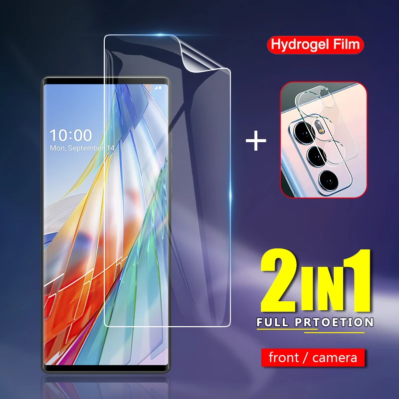Tenký predný mäkký TPU ochranný hydrogélový film pre LG Wing 5G LM-F100N 6,8 