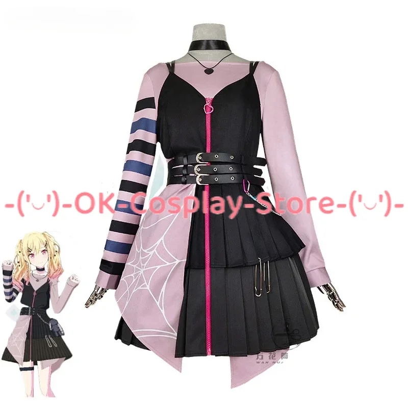 Tenma Saki Cosplay kostým Game Project SEKAI Farebné pódium COSPLAY DAYSLE SIP OBLAS HALLOWEEN Uniformy na mieru vyrobené