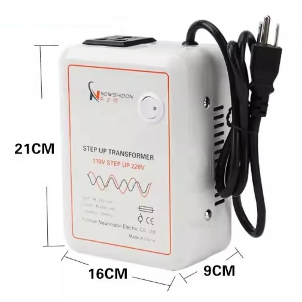 Teplota regulovaná verzia 110V až 220V, A-4000VA, 2000W, malý transformátor domácnosti, prevodník napätia napätia
