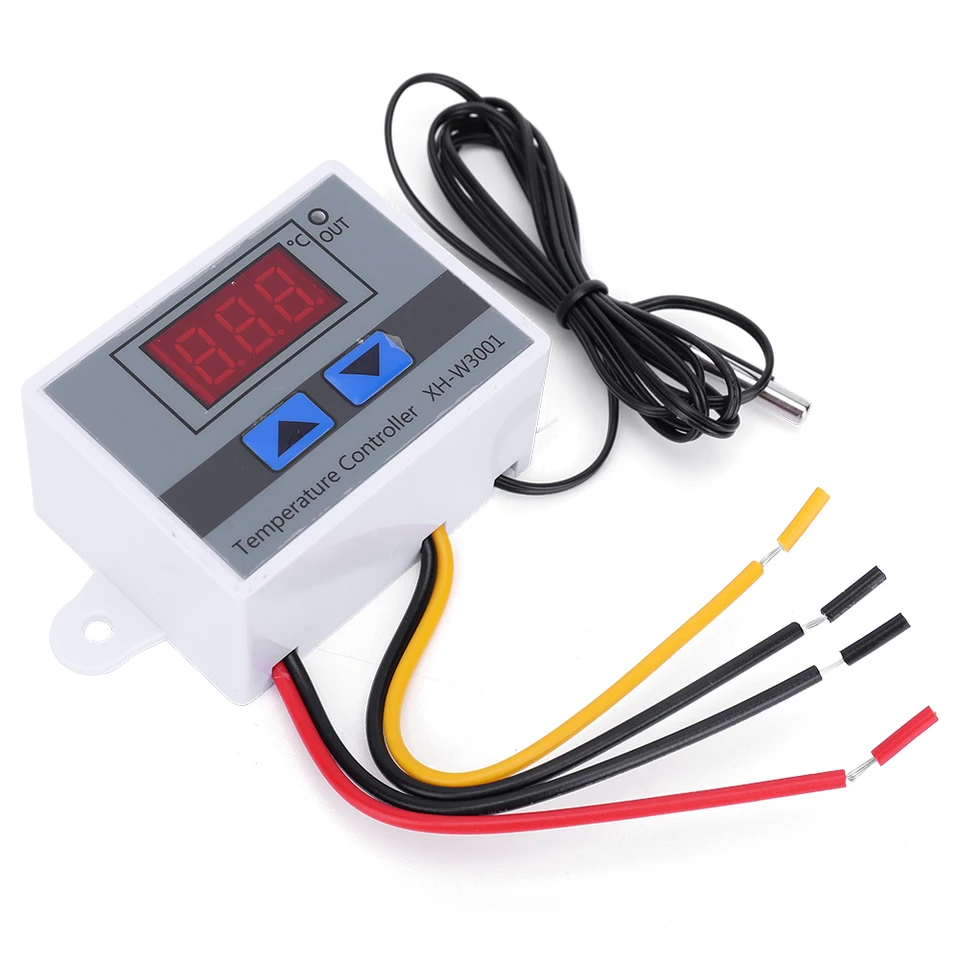 Teplotný regulátor XH-W3001 chladiaci zahrievací spínač termostat 12 V/24v/110-220V/220V regulátor teploty mikropočítača 10A