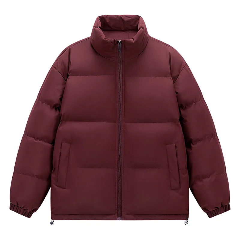 Teplé puferové bundy pre mužov Windbreaker Autumn Winter Winter Parkas Pánske módne neformálne bavlnené čalúnené plášťa vetru vetru samec