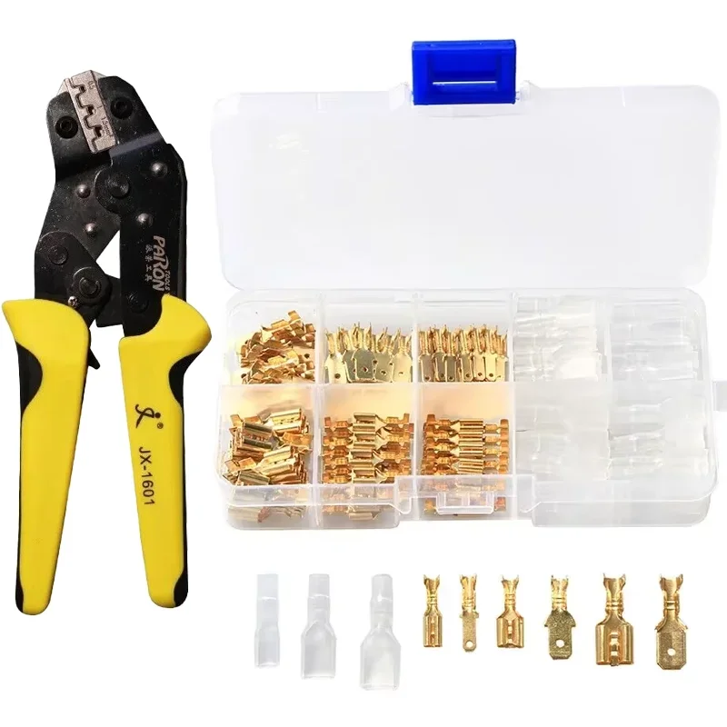 Terminálové kliešte na kliešte drôt Crimping Tools Electronics Lishing Connector Terminály Ratchet Crimping Tool SNA-48B (0,25-2,5 mm²)