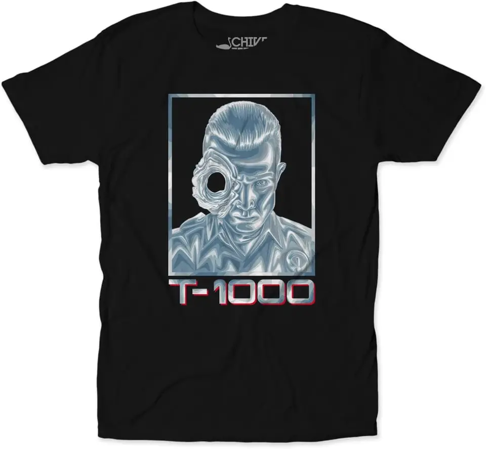 Terminátor 2: Deň súdu T-1000 Filmové tričko 90. rokov