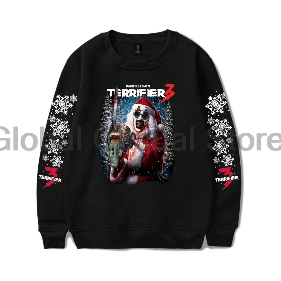 TERRIFER 3 HORROR MOVE HALLOWEEN MERCH VIDĽA COSPLAY DLHODOBÉ Rukáve Streetwear Ženy Muž Mukina vtipné oblečenie