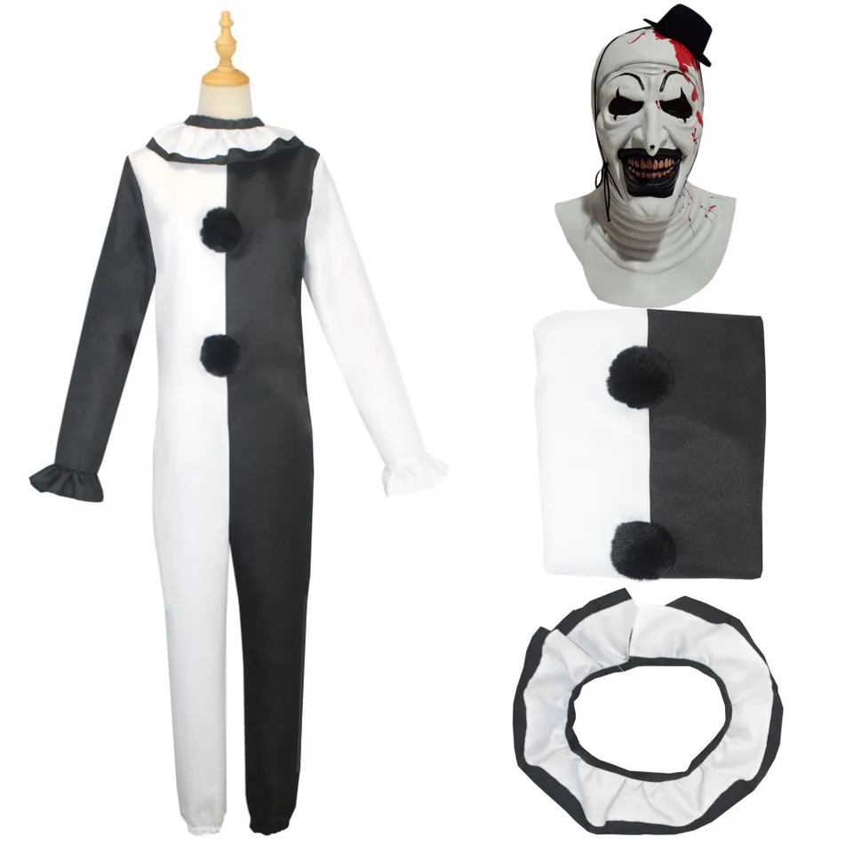 TERRIFER Art Clown Joker Cosplay kostým mužov Men migsuit žien rol