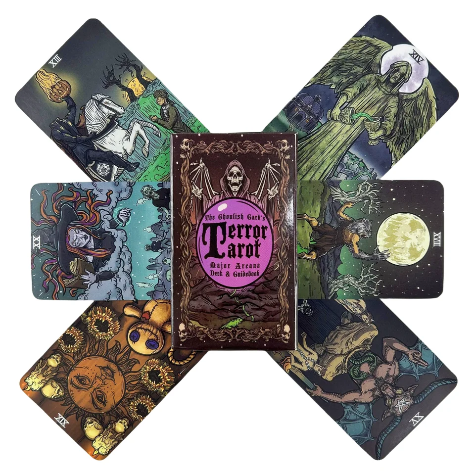 Terror Tarot Cards Classic Divination Visions