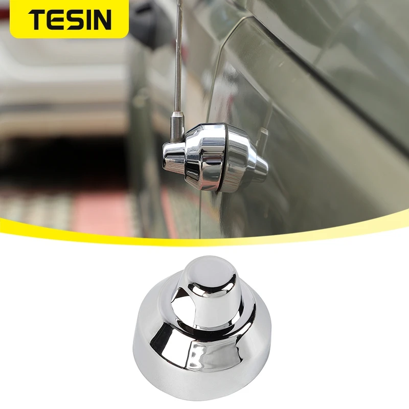 Tesin Car Radio Radio Anténa Základná dekorácia Cover Cover pre Jeep Liberty 1999 2000 2001 2002 2003 2004 2005 2006 Vonkajšie príslušenstvo