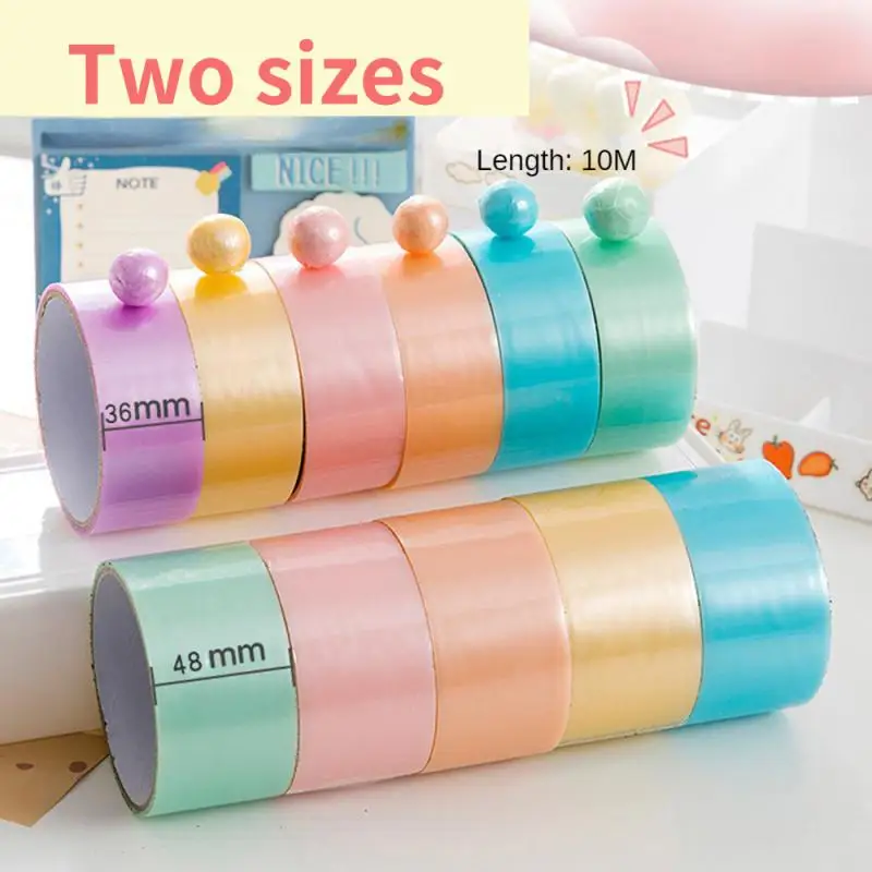 Tesniaca páska Candy Colors Fashion Študent vysoké lepidlo voľné ruky hodvábny dekoratívny lepidlo na vodu polo páska lepidla páska