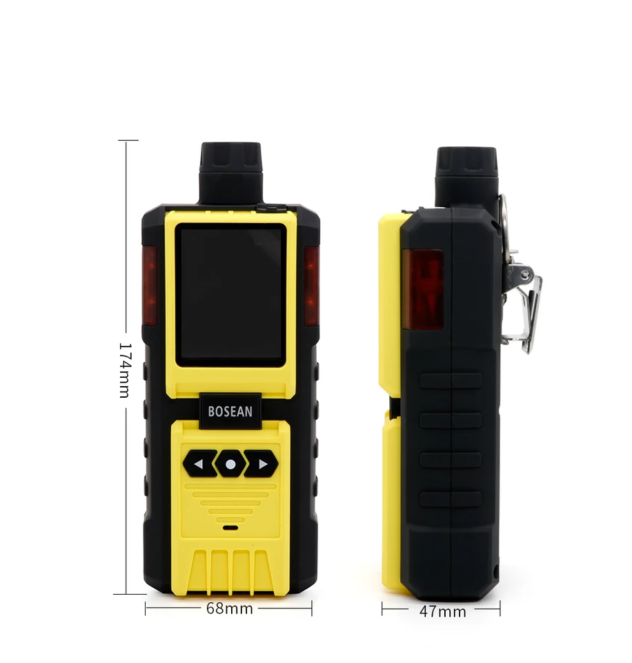 Test 19 Druhy plynového bosean K600 DETECT DETEKTOR CO2 CO H2S HCL CL2METER