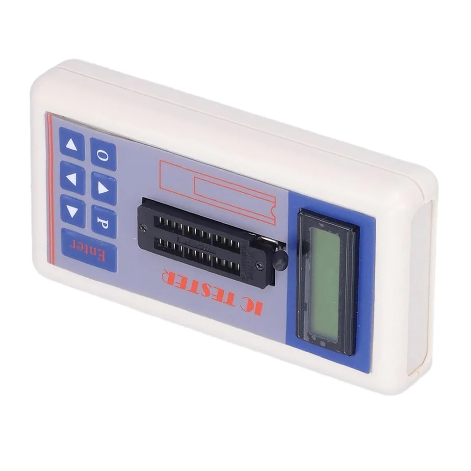 Tester integrovaného obvodu, IC tranzistorový kondenzátorový tester, detektor kontroly diód, s automatickým režimom 5V 3.3 V, b