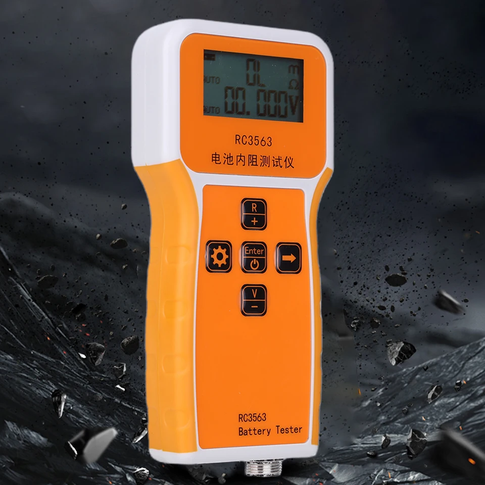 Tester s vnútorným odporom napätia batérie Trithium litiumfosforečnan fosforečnan LCD True Four-Wire Car Battery Tester
