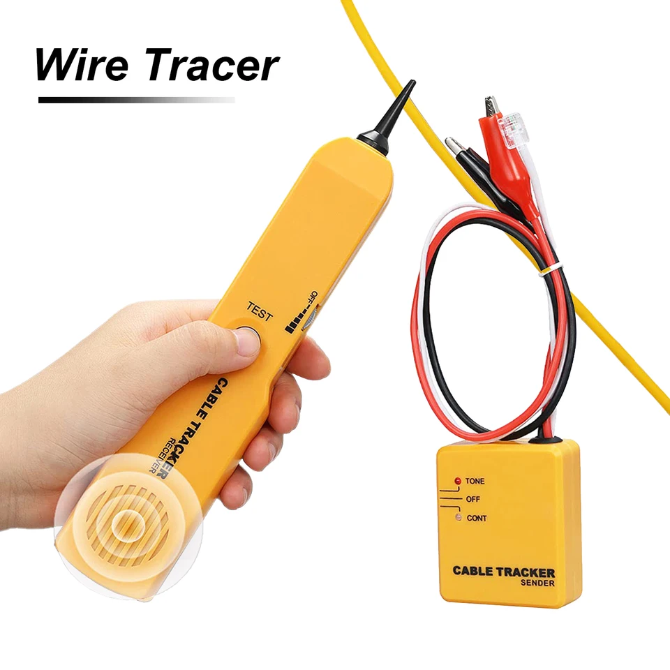 Tester Tracer Tracer Circuit W/Tone Generator & Sonda Kit Sit Signal Locator Tester Testovací obvod Continuity Continuity Automobilový obvod