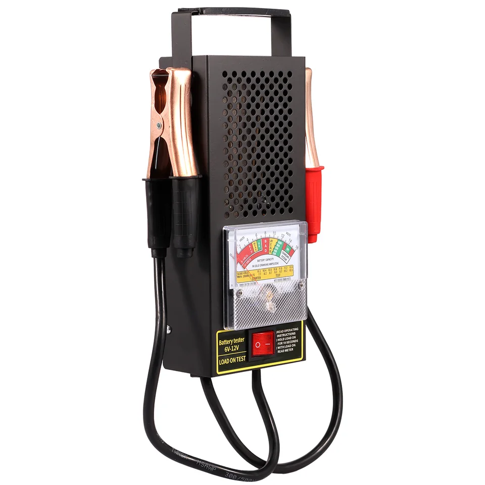 Tester zaťaženia batérie automobilu 6v-12V 100Amp z nehrdzavejúcej ocele Automotíva batériu 1 000 CCA Max