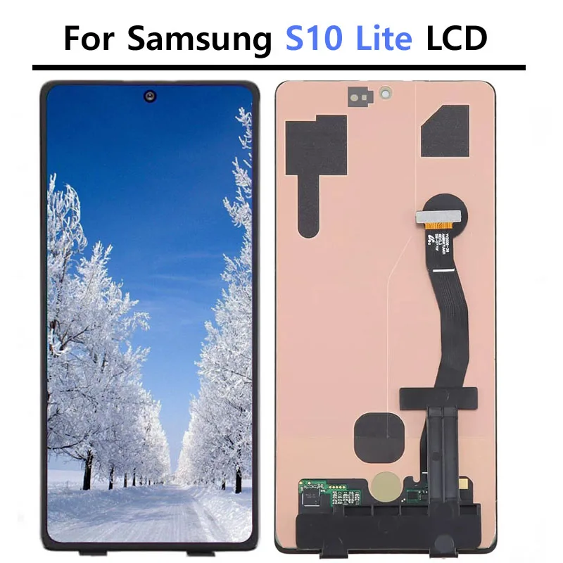Testovaná obrazovka OLED S10Lite LCD pre Samsung S10 LITE SM-G770F/DS SM-G770F LCD DISPLEY DISPIT DIGITIZER DIGITÁRE Zostava