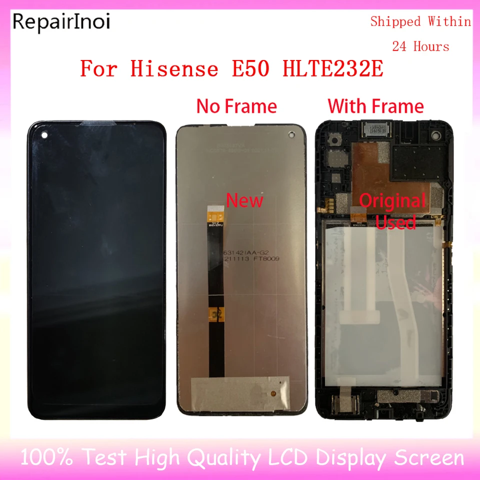 Testovaný displej LCD pre Hisense E50 HLTE232E LCD displej + dotyková obrazovka Digitalizátor Digitalizátor Nástroje na opravu dielov