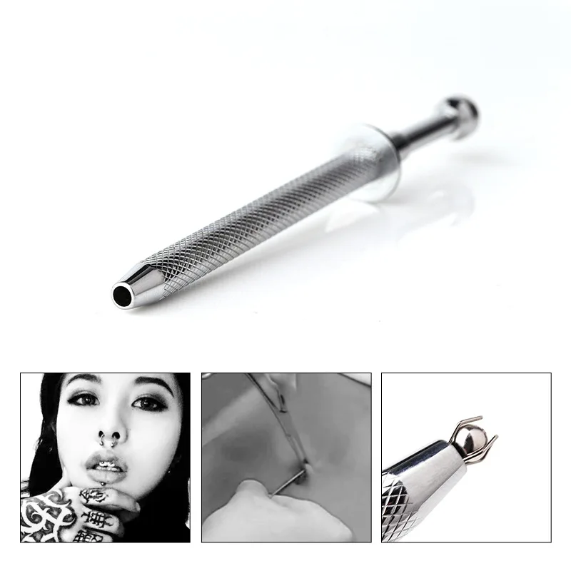 Tetovacie vybavenie z nehrdzavejúcej ocele Piercing Tool Perl Catcher Piercing Jewelry Beauty Cosmetics