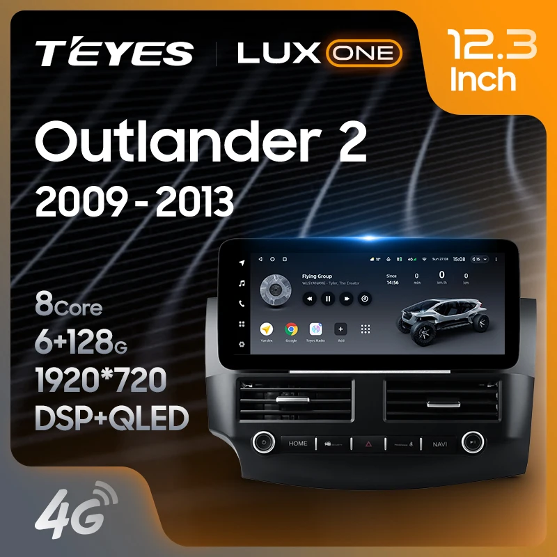 Teyes Lux One for Mitsubishi Outlander 2 CW0W 2009 - 2013 Car Multimedia Video Player Navigation GPS Android No 2Din 2 DIN DVD