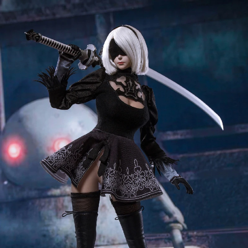 Tf hračky tf01 tf02 1/6 mierka sexy nier: Automata a2 ženská dievčina Cosplay kostýmová sukňa s mečom pre 12 '' phice S10D Body