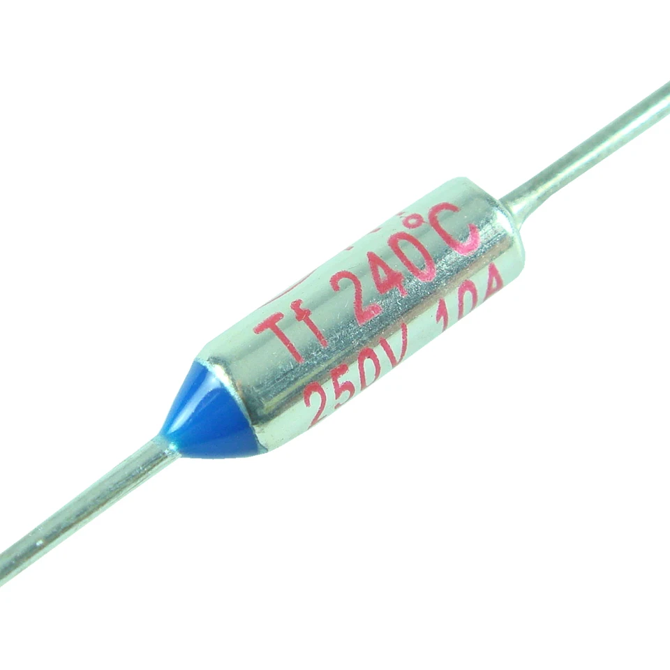 TF tepelná poistka Ry 10A 250V Riadenie teploty Termostat Termostat 73 85 94 113 133 142 152 157 172 184 192 216 227 240 ° C.