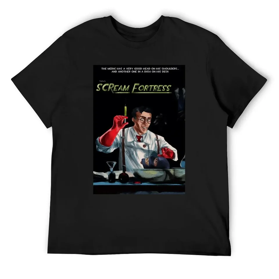 TF2/REANIMATOR - Triční fanúšikovia tričiek pre lieky pre chlapče s grafickými tričkami TEE TRIKOVANÉ THE pre mužov