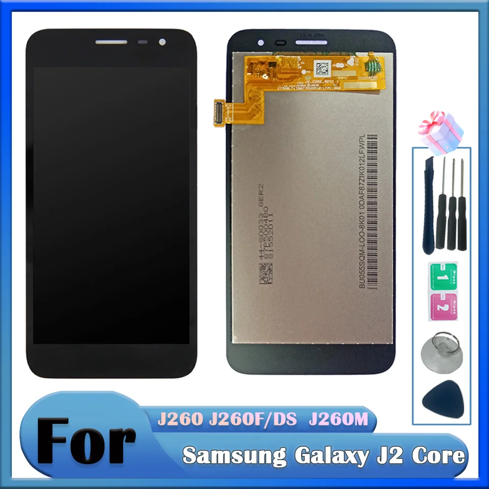 TFT J2 Core J260 LCD obrazovka pre Samsung Galaxy J2 Core J260M J260G J260A LCD DISPITS J260Y J260
