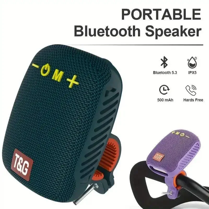 TG392 Outdoor Bicycle Prenosný mini Bluetooth reproduktor WotoProof Radio Rádio podporuje bezdrôtový reproduktor subwooferov TWS/TF/AUX