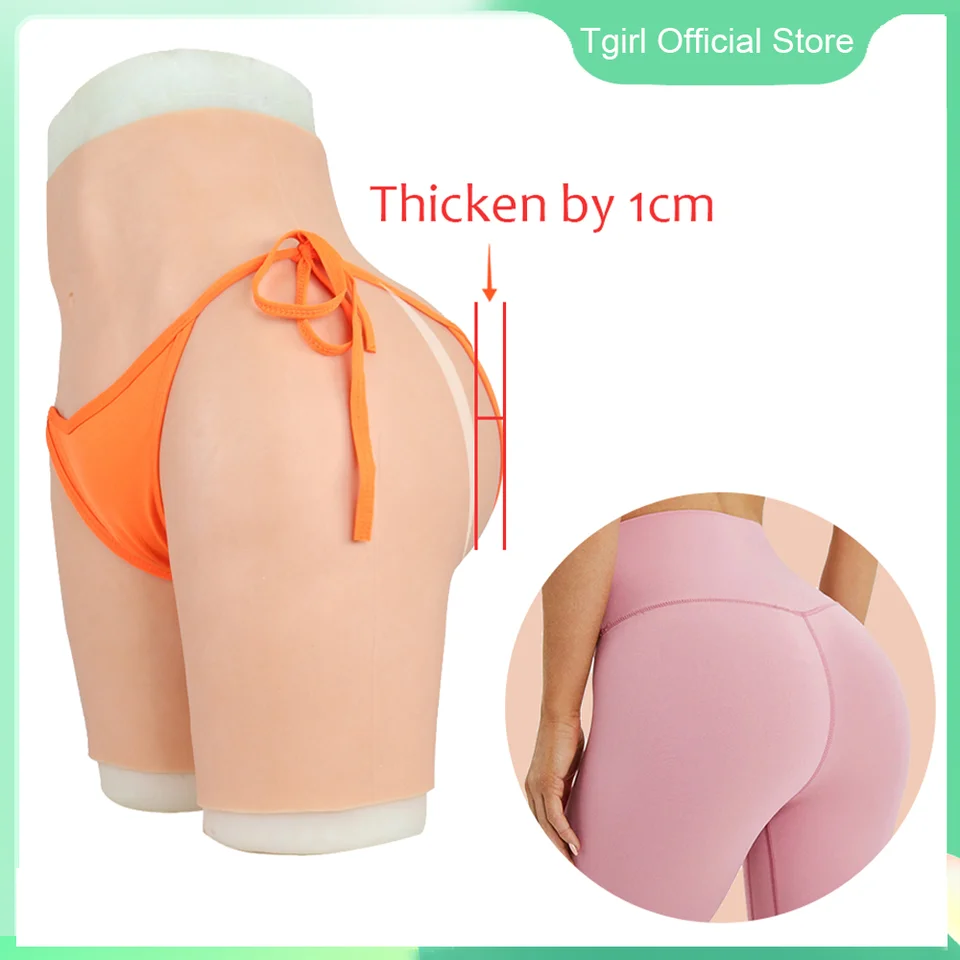 Tgirl realistická silikónová vagina nohavičky umelé falošné vaginové nohavičky Pussy Pants Enhancer HIP pre transgender crossdresser