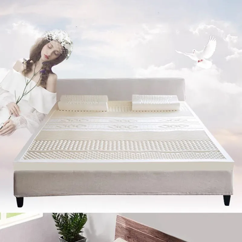 Thajsko Prírodné latexové posteľné matrace Vysoko kvalitné dvojlôžkové matrace Tatami Skladacie jadro Sleep Colchones Nábytok
