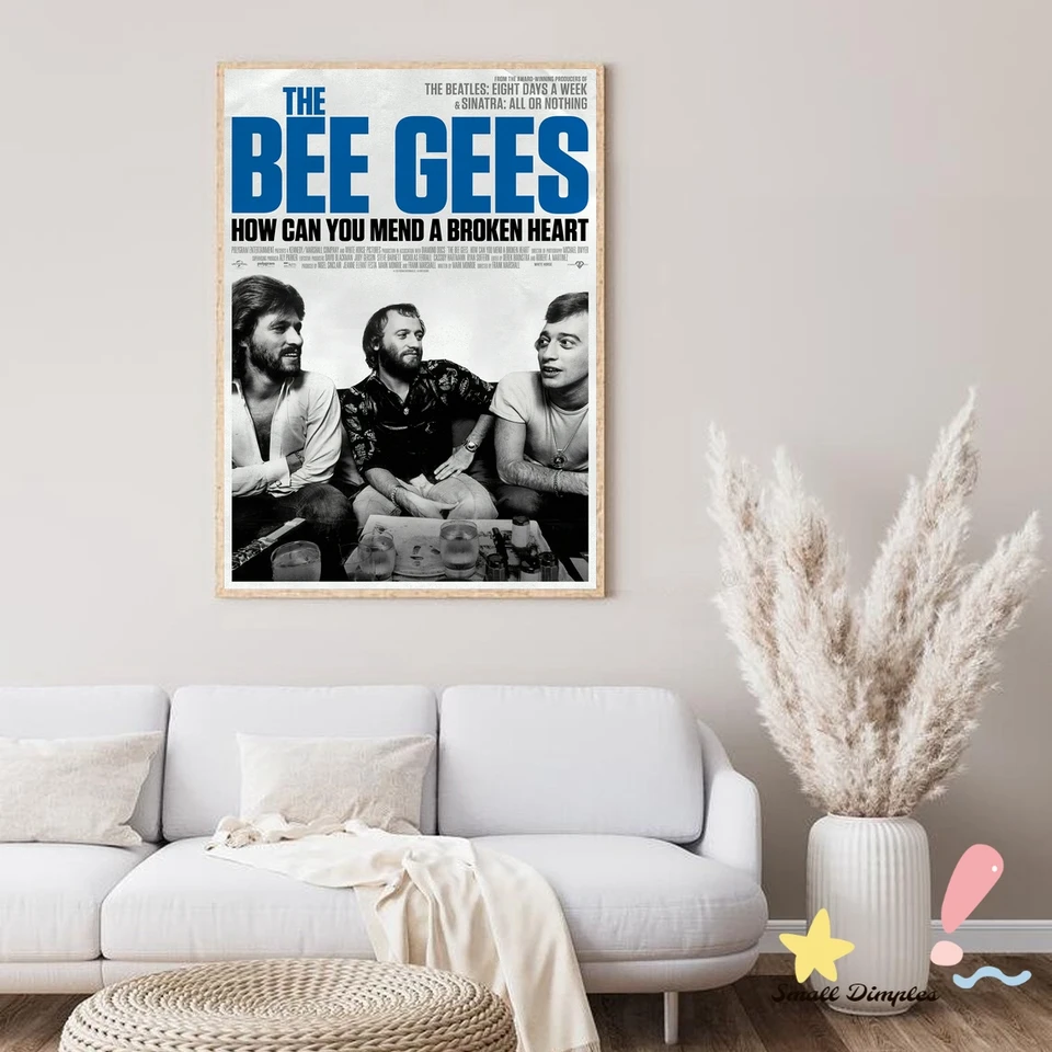 The Bee Gees Ako môžete opraviť film Film Broken Heart Plaght Canvas Art Print Home Decoration Wall Maľba (bez rámu)
