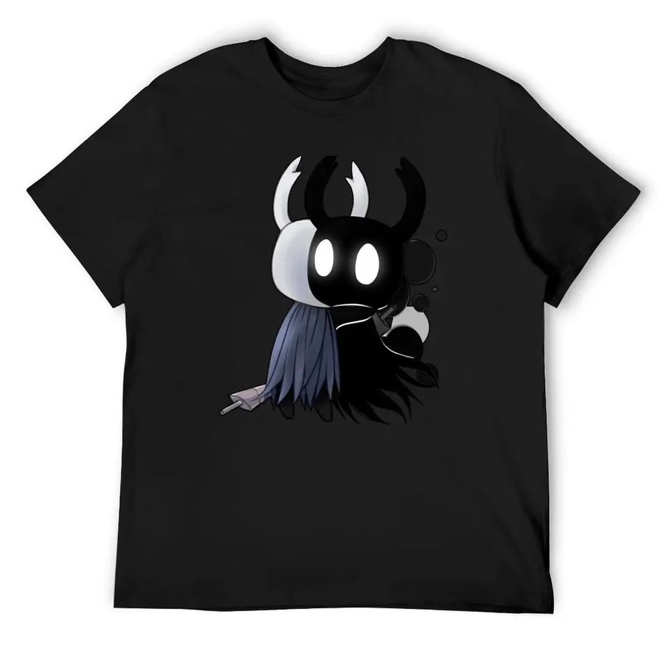 The Knight Hugs Art Hollow Knight Funny Game Tričko Grafické odpaliská grafika modrý archív estetické oblečenie pánske oblečenie