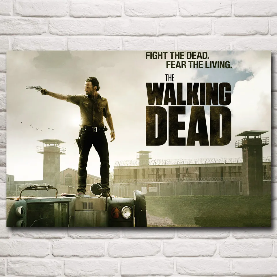 The Walking Dead Daryl Dixon TV Plaging Plagáty a výtlačky hodvábne dekoratívne nástenné maľba Art Domovod Domáce obrázky obývacia izba