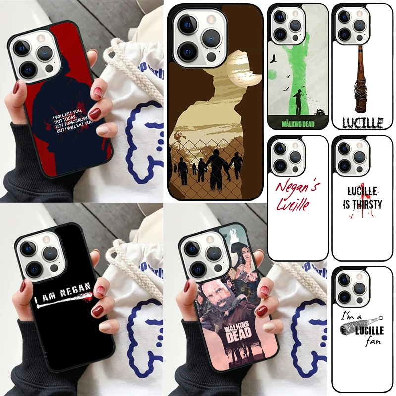 The Walking Dead Negan Cover pre iPhone 16 13 14 15 Pro Max 12 Mini 11 15 Pro Max 6 7 8 Plus Max SE 2020