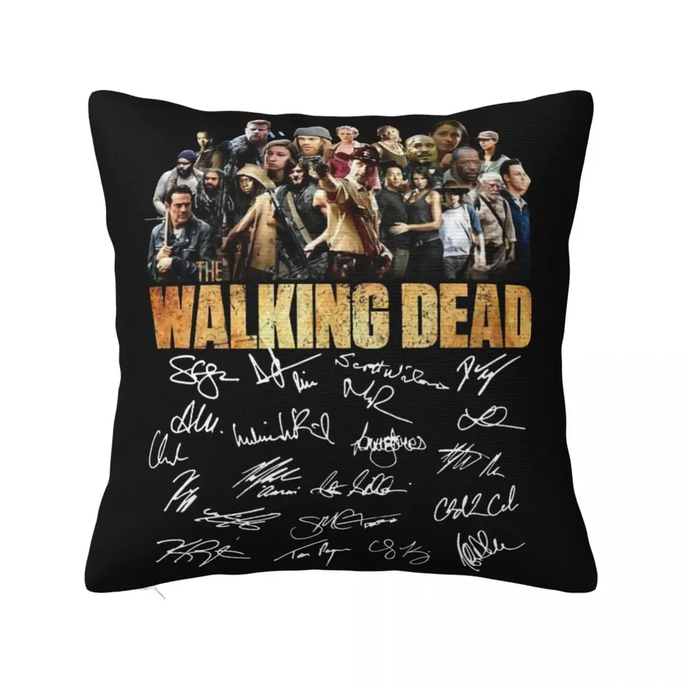 The Walking Dead Signature Lovers Black Cotton Men S 5XL vyrobený v USA vankúš Halloween vankúš