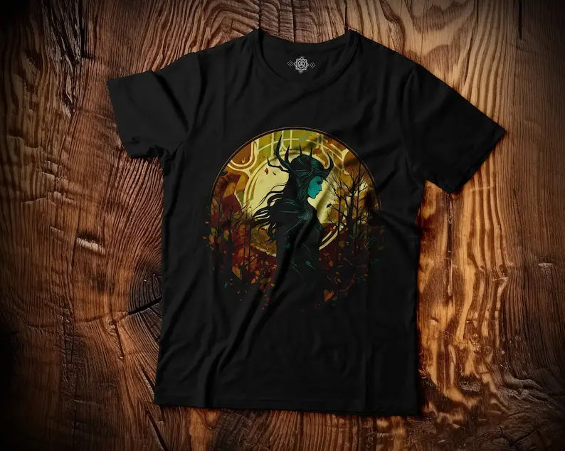 The Woodland Elven Ranger! US Tirker Dice DND D20 Gaming RPG D a D Cool Gift Art Retro Top Tee Limited Edition