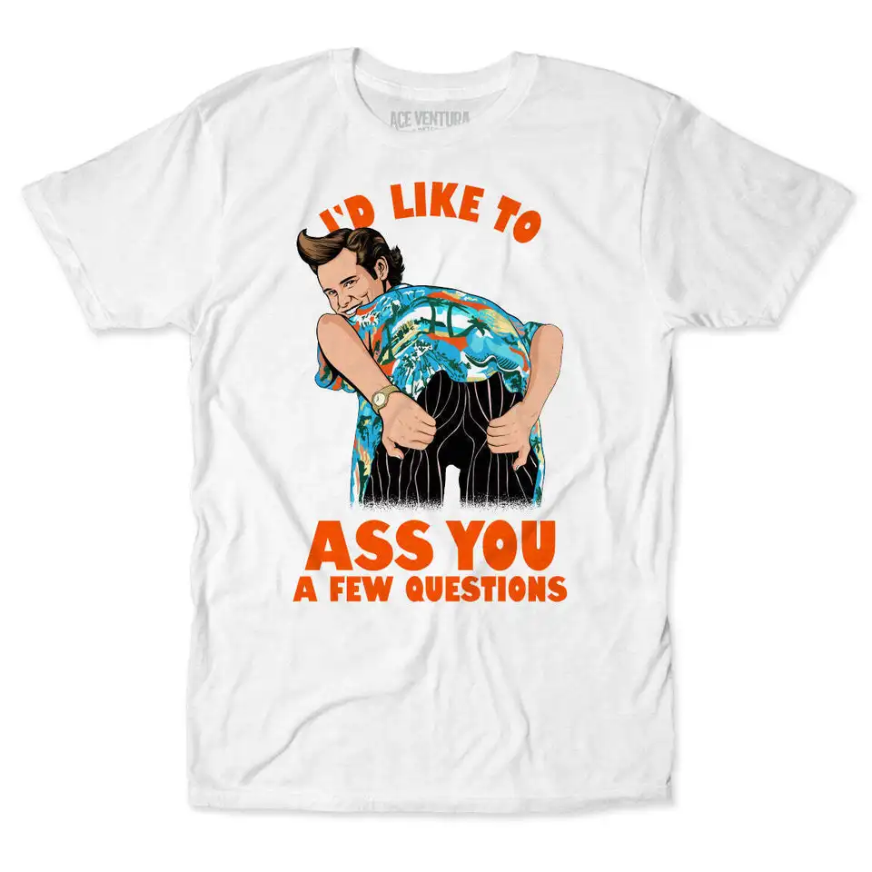 THECHIVE ACE Ventura Pet Detective Niekoľko otázok Jim Carey Film Tirt