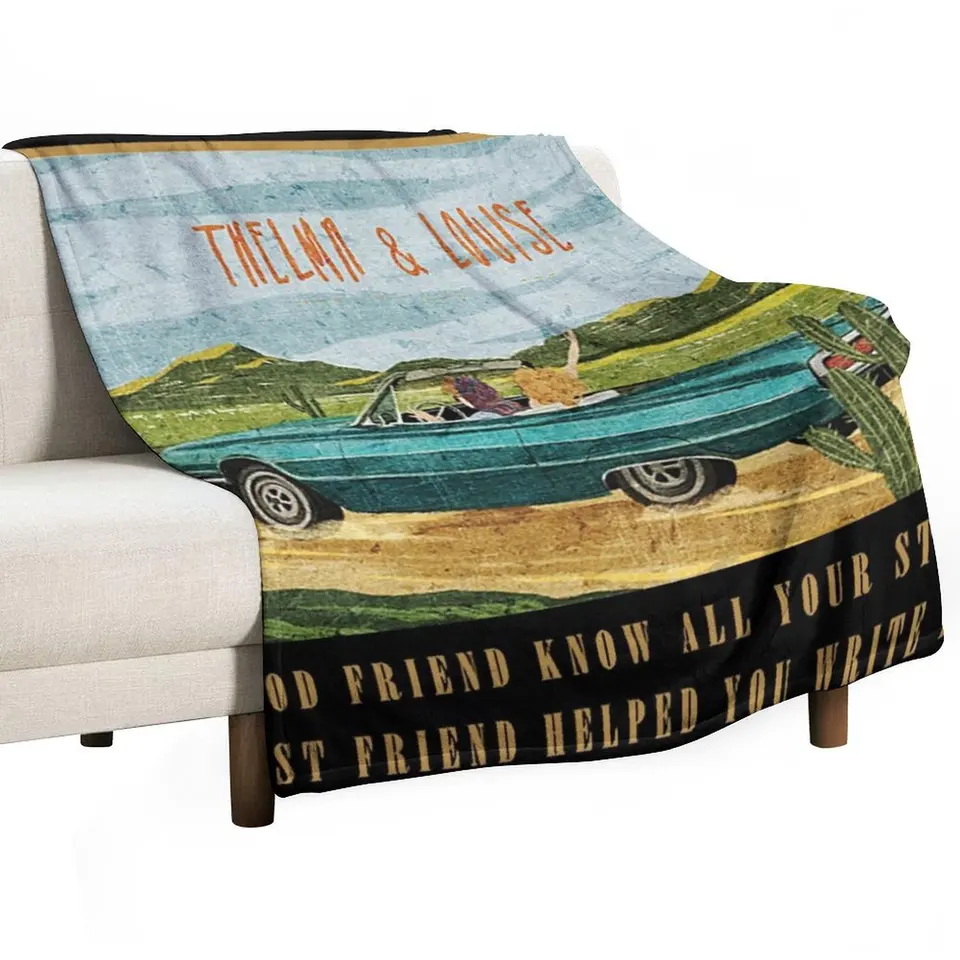 Thelma a Louise Retro hodí prikrývku v stredu pre deti